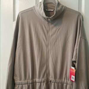 DSG Twitch+Allison Terry Jumpsuit in Concrete Taupe, New w/Tags, Sz 2X.